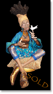 Ethiopian Queen Art Doll