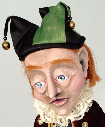 Jester, Seated, character doll
